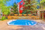 Silver Mill Condos property hot tub